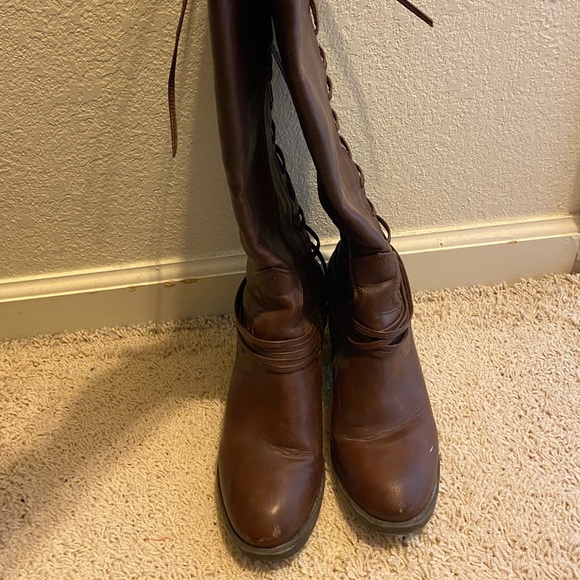 Brown Tall Boots - Picture 2 of 6